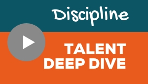Image showing a video player with Discipline talent theme deep dive