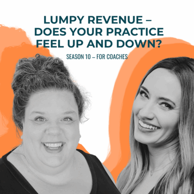 <img src=""> Lumpy revenue - does your coaching practice feel up and down?