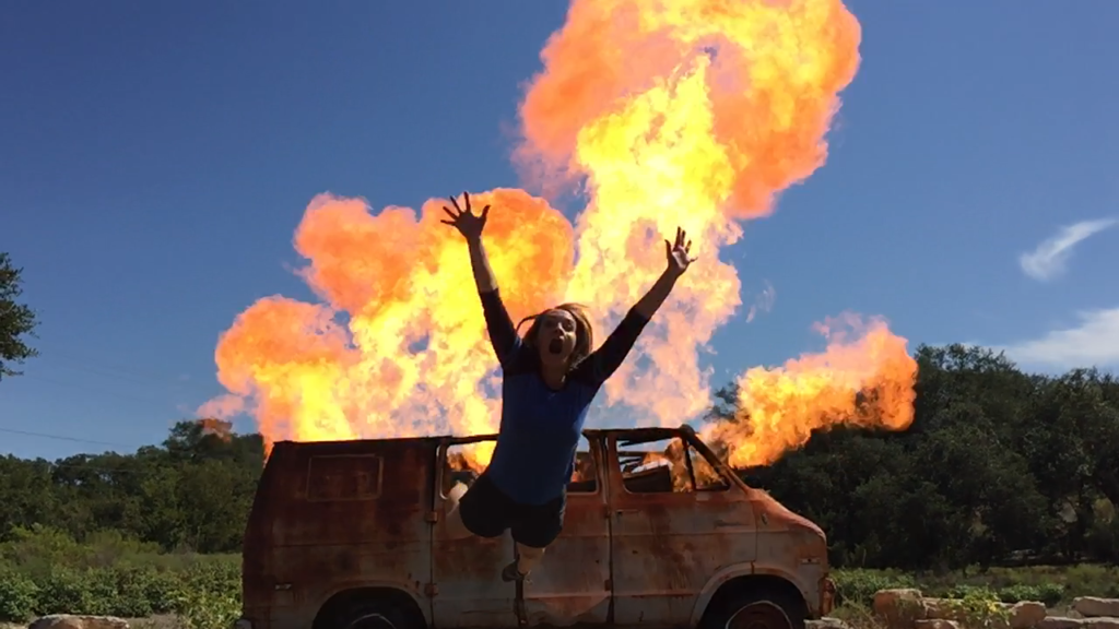 Lisa Cummings Exploding Van