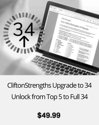 How to Buy CliftonStrengths Upgrade to 34 Report - StrengthsFinder Unlock