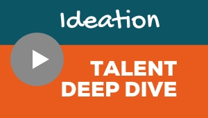 Image showing a video player with Ideation talent theme deep dive