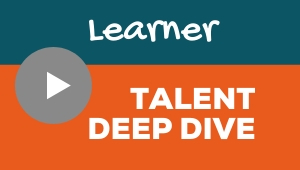 Image showing a video player with Learner talent theme deep dive