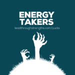 soul-sucking tasks that are energy takers at work (image shows hands coming up from a grave)