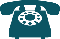 Icon Showing Old School Rotary Phone